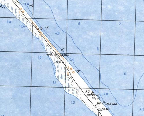 карта Арабатской стрелки